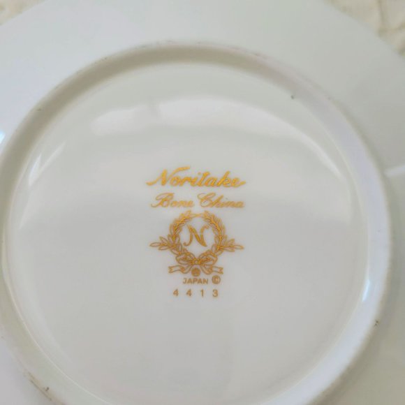 Rare Noritake Demitasse Cup/Saucer, Navy Blue/Gold Elephant Design, Japan - Picture 5 of 9